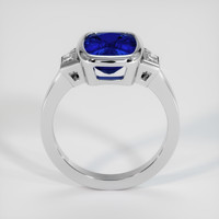 4.08 Ct. Sapphire Ring, 14K White Gold 3
