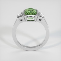 3.02 Ct. Green Sapphire Ring, 14K White Gold 3