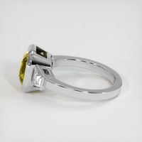 3.21 Ct. Sapphire Ring, 14K White Gold 4