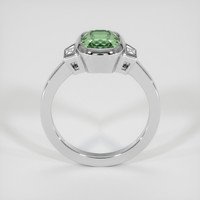 2.78 Ct. Green Sapphire Ring, 14K White Gold 3