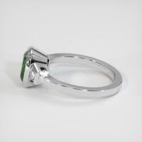 2.78 Ct. Green Sapphire Ring, 14K White Gold 4
