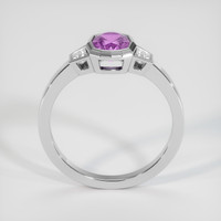 1.10 Ct. Sapphire Ring, 14K White Gold 3