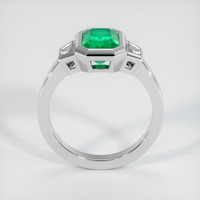 1.60 Ct. Emerald Ring, 18K White Gold 3