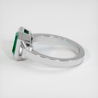 1.60 Ct. Emerald Ring, 18K White Gold 4