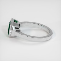 1.59 Ct. Emerald Ring, 18K White Gold 4