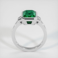 3.79 Ct. Emerald Ring, 18K White Gold 3