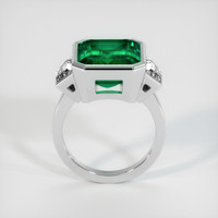 6.64 Ct. Emerald Ring, 18K White Gold 3