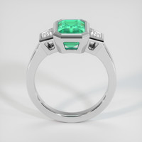 1.92 Ct. Emerald Ring, 18K White Gold 3