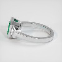 1.92 Ct. Emerald Ring, 18K White Gold 4