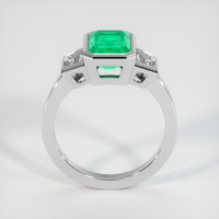 1.92 Ct. Emerald Ring, 18K White Gold 3