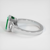 1.92 Ct. Emerald Ring, 18K White Gold 4
