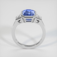 7.17 Ct. Blue Sapphire Ring, 18K White Gold 3