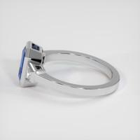 2.67 Ct. Sapphire Ring, 18K White Gold 4