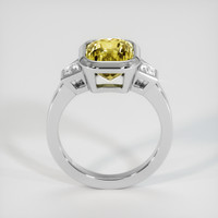 3.21 Ct. Sapphire Ring, 18K White Gold 3