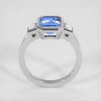 2.62 Ct. Blue Sapphire Ring, 18K White Gold 3