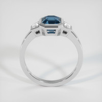 2.04 Ct. Sapphire Ring, 18K White Gold 3