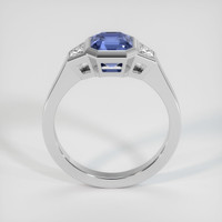 2.19 Ct. Sapphire Ring, 18K White Gold 3
