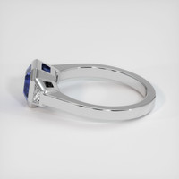 2.19 Ct. Sapphire Ring, 18K White Gold 4