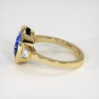 5.01 Ct. Blue Sapphire Ring, 10K Yellow Gold 4