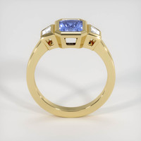 0.95 Ct. Blue Sapphire Ring, 14K Yellow Gold 3