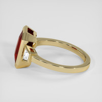 4.02 Ct. Ruby Ring, 14K Yellow Gold 4