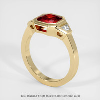 1.91 Ct. Ruby Ring, 14K Yellow Gold 2