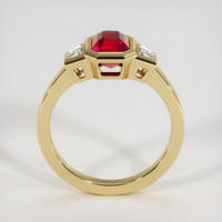 1.55 Ct. Ruby Ring, 14K Yellow Gold 3