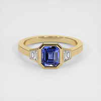 1.79 Ct. Blue Sapphire Ring, 14K Yellow Gold 1
