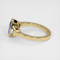 2.34 Ct. Blue Sapphire Ring, 14K Yellow Gold 4