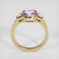 2.42 Ct. Purple Sapphire Ring, 14K Yellow Gold 3