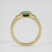 1.48 Ct. Greenish Blue Sapphire Ring, 14K Yellow Gold 3