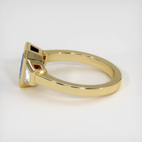 0.95 Ct. Blue Sapphire Ring, 18K Yellow Gold 4