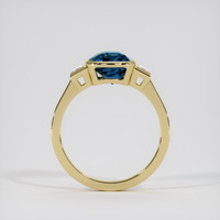 5.00 Ct. Bi Color Sapphire Ring, 18K Yellow Gold 3