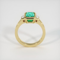 2.02 Ct. Emerald Ring, 18K Yellow Gold 3