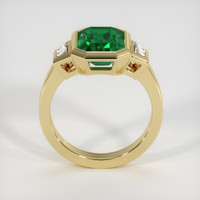 2.26 Ct. Emerald Ring, 18K Yellow Gold 3