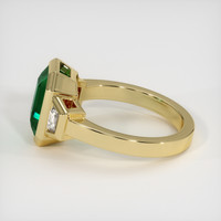 2.26 Ct. Emerald Ring, 18K Yellow Gold 4