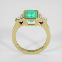 2.38 Ct. Emerald Ring, 18K Yellow Gold 3