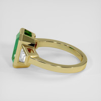2.38 Ct. Emerald Ring, 18K Yellow Gold 4
