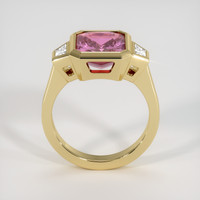 3.37 Ct. Pink Sapphire Ring, 18K Yellow Gold 3