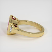 3.37 Ct. Pink Sapphire Ring, 18K Yellow Gold 4
