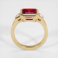 2.92 Ct. Ruby Ring, 18K Yellow Gold 3
