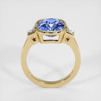 4.59 Ct. Blue Sapphire Ring, 18K Yellow Gold 3