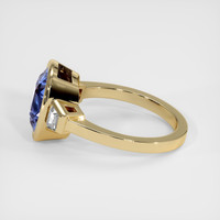 4.59 Ct. Blue Sapphire Ring, 18K Yellow Gold 4