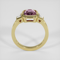 2.13 Ct. Pinkish Purple Sapphire Ring, 18K Yellow Gold 3
