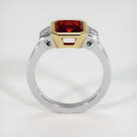 1.52 Ct. Red Garnet Ring, 14K Yellow & White 3