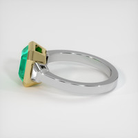 2.04 Ct. Emerald Ring, 18K Yellow & White 4