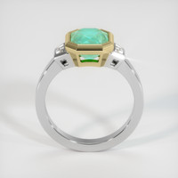 1.57 Ct. Emerald Ring, 18K Yellow & White 3