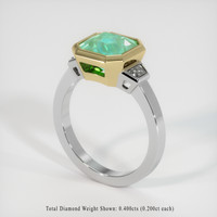 1.87 Ct. Emerald Ring, 18K Yellow & White 2