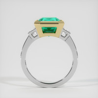 2.52 Ct. Emerald Ring, 18K Yellow & White 3