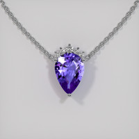1.14 Ct. Gemstone Necklace, Platinum 950 1